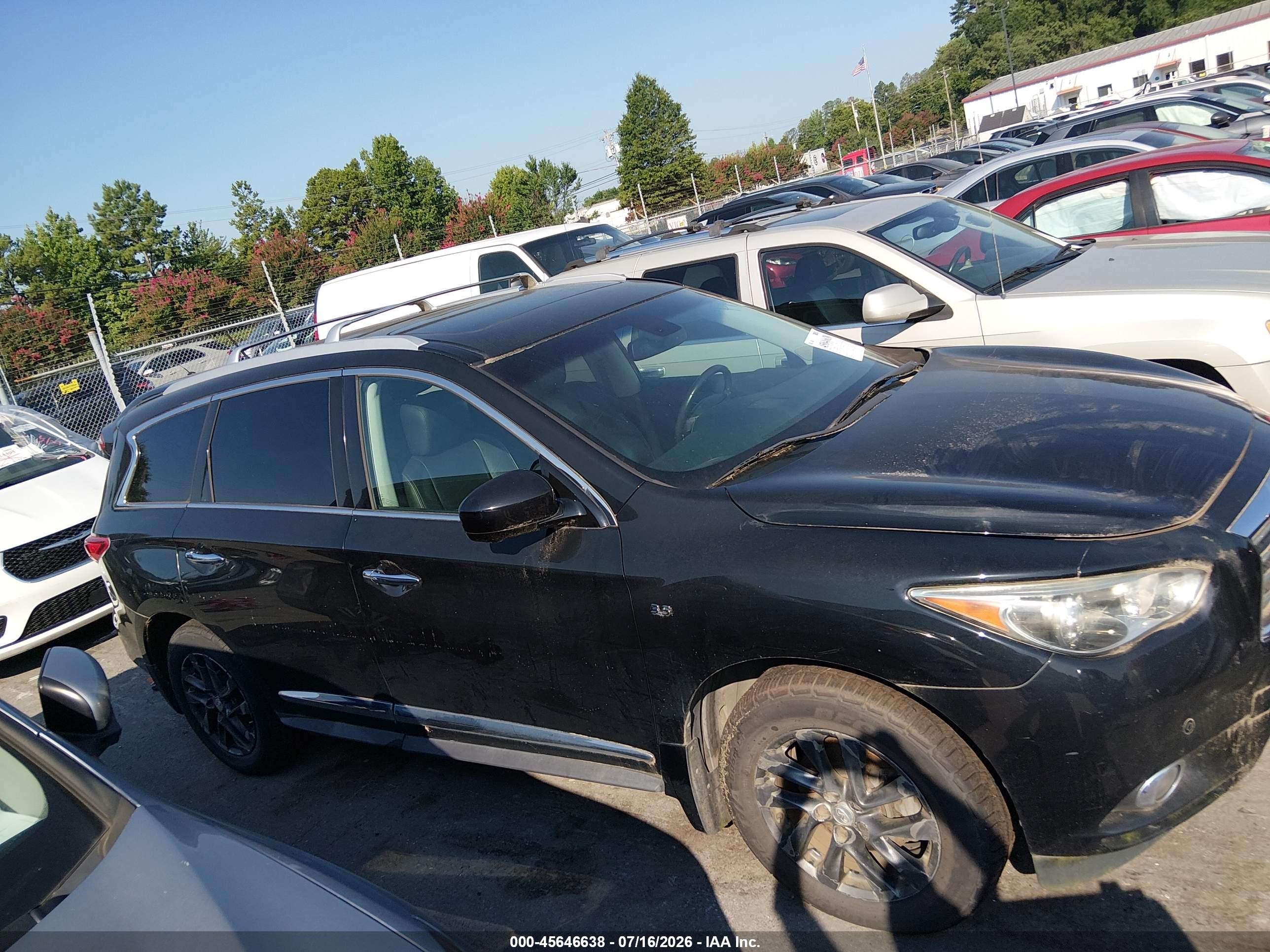 2015 Infiniti Qx60   Black vin: 5N1AL0MM7FC553305