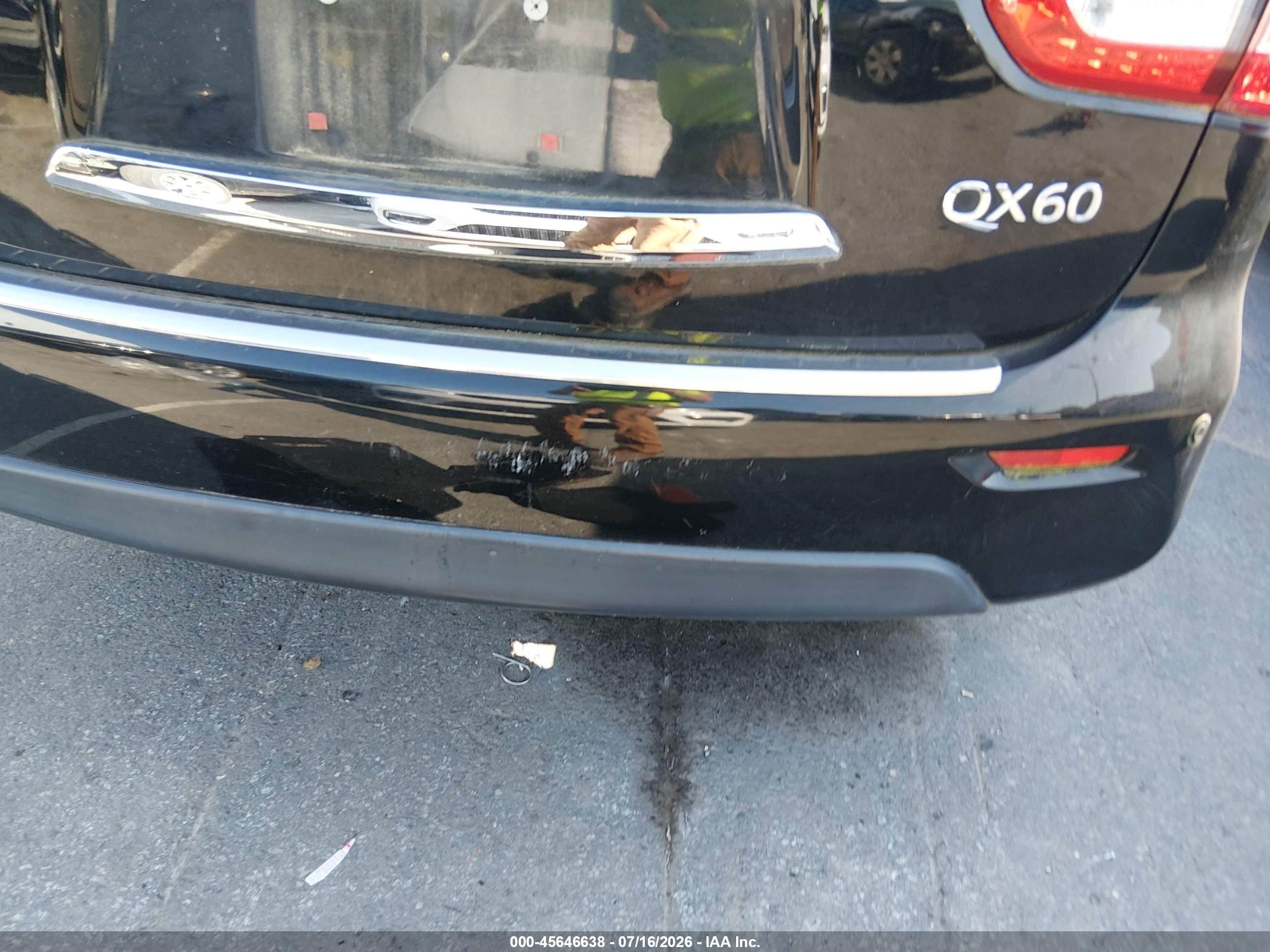 2015 Infiniti Qx60   Black vin: 5N1AL0MM7FC553305