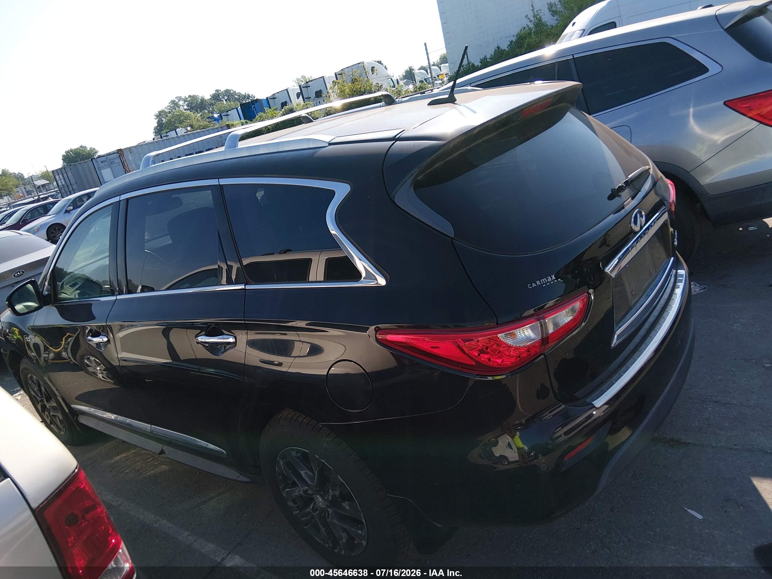 2015 Infiniti Qx60   Black vin: 5N1AL0MM7FC553305