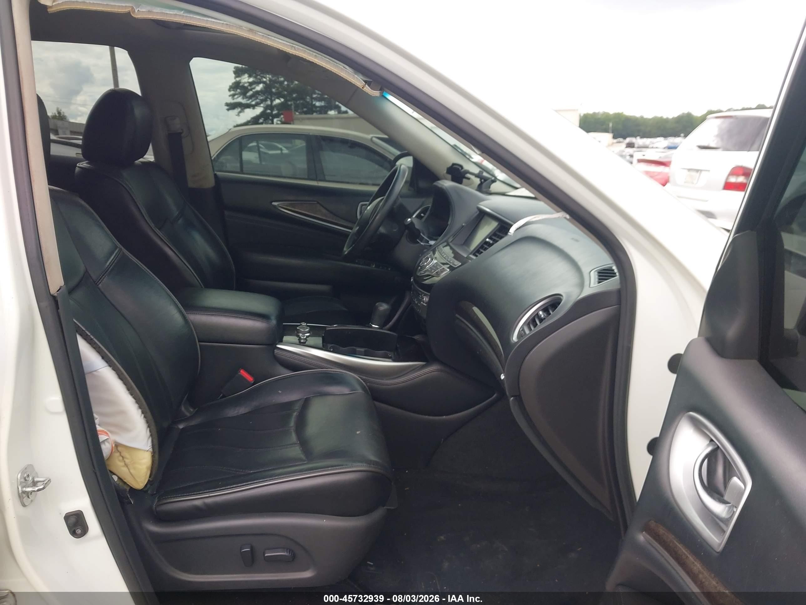 2015 Infiniti Qx60   White vin: 5N1AL0MM7FC554552