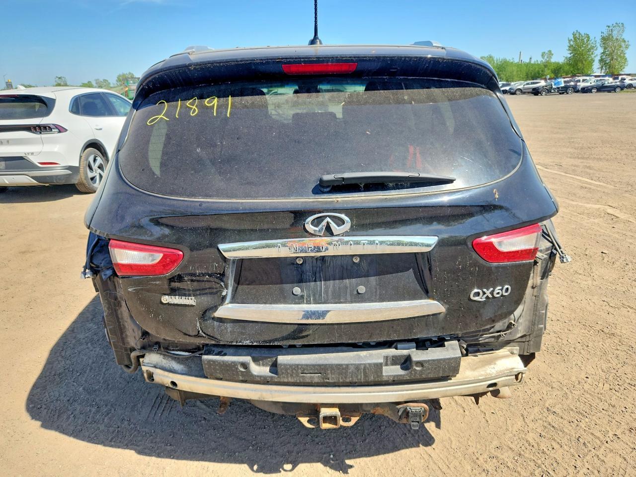 2015 Infiniti Qx60 Base Black vin: 5N1AL0MM7FC556592