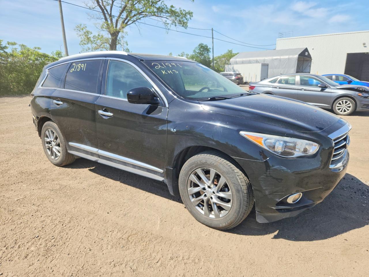 2015 Infiniti Qx60 Base Black vin: 5N1AL0MM7FC556592