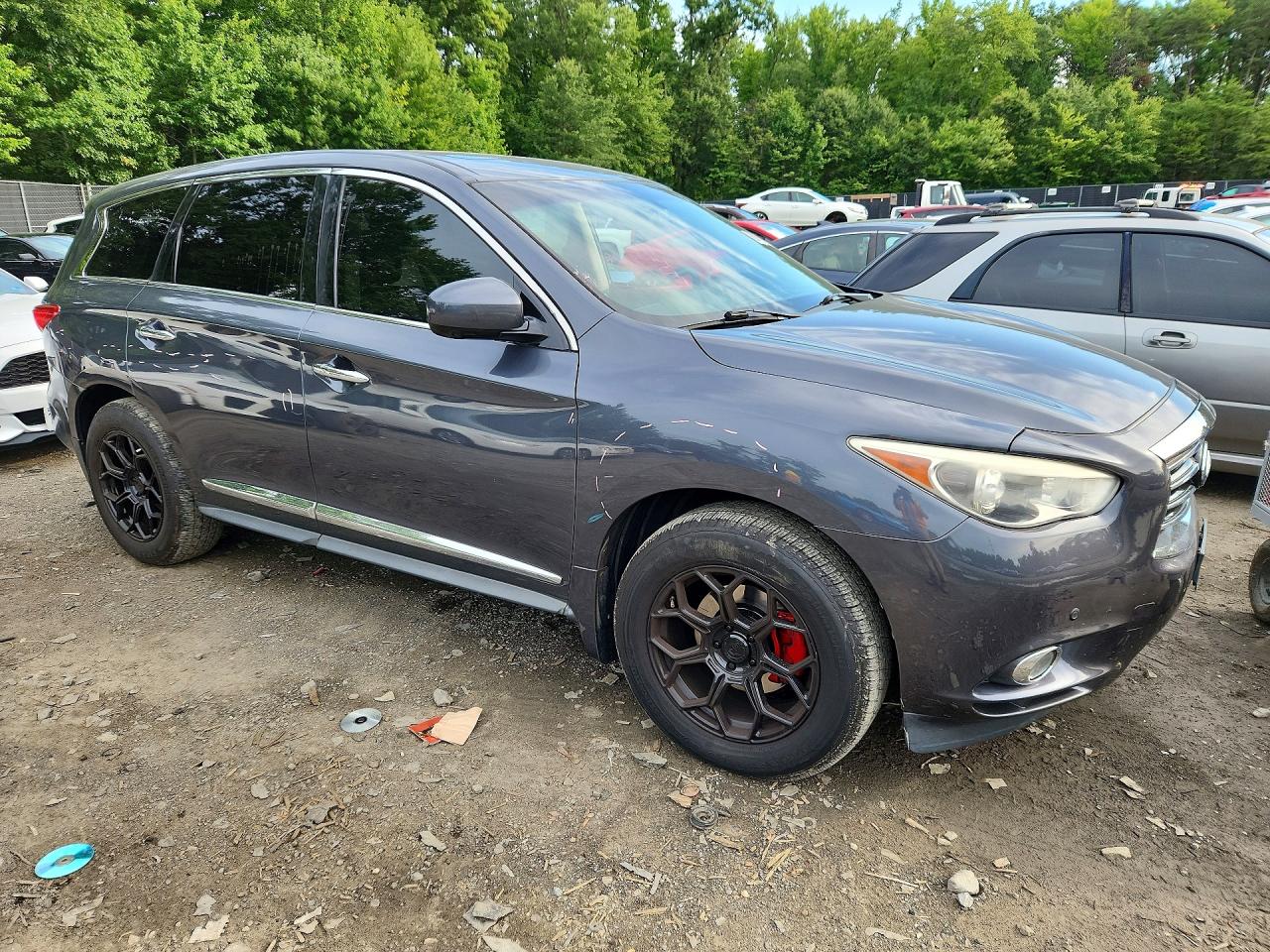 2013 Infiniti Jx35 Base Gray vin: 5N1AL0MM8DC304265