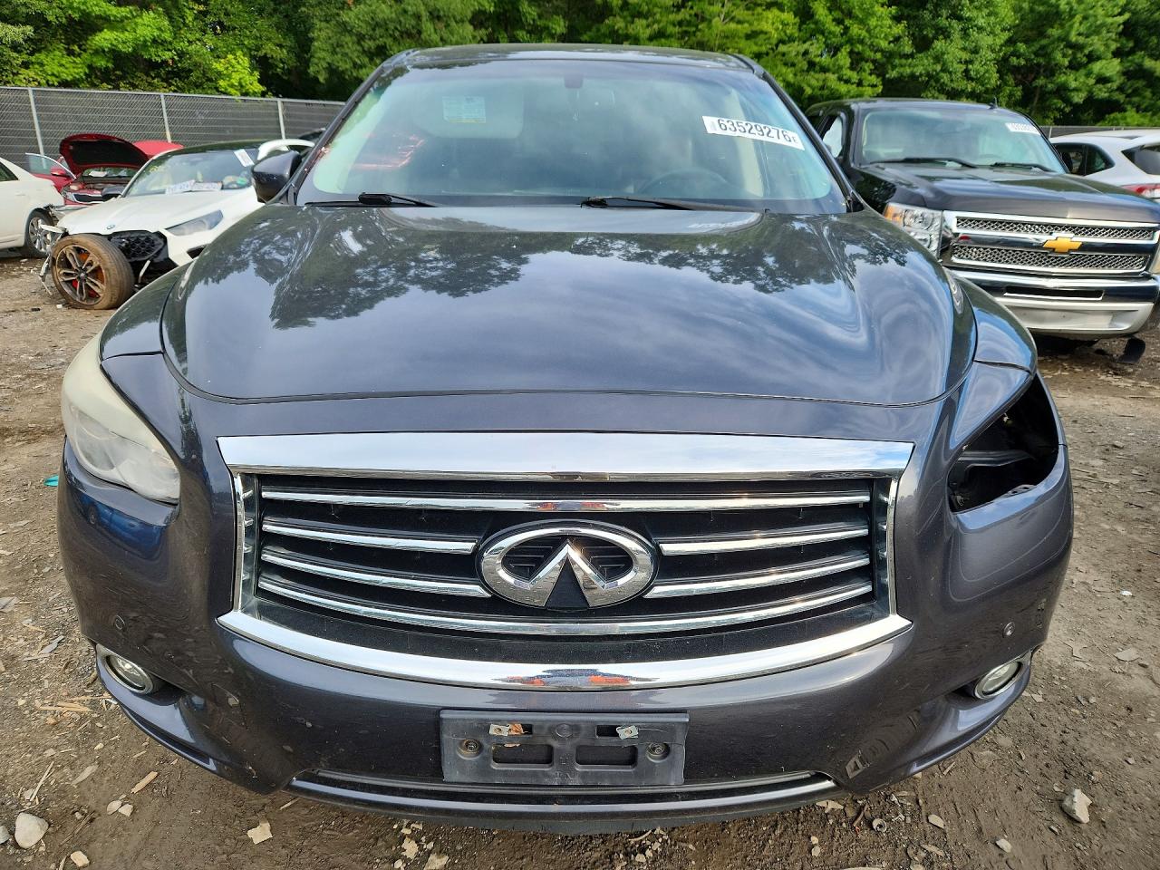 2013 Infiniti Jx35 Base Gray vin: 5N1AL0MM8DC304265