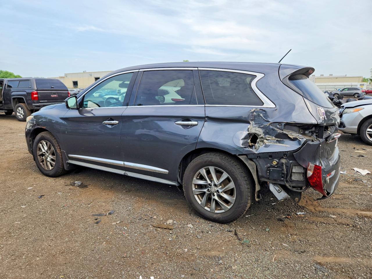 2013 Infiniti Jx35 Base Gray vin: 5N1AL0MM8DC314228