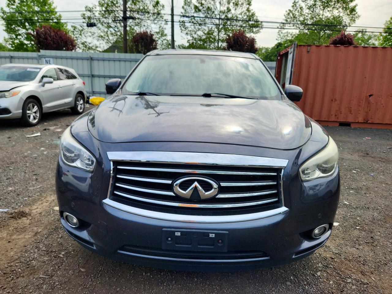 2013 Infiniti Jx35 Base Gray vin: 5N1AL0MM8DC314228