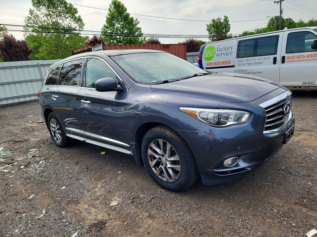 2013 Infiniti Jx35 Base Gray vin: 5N1AL0MM8DC314228