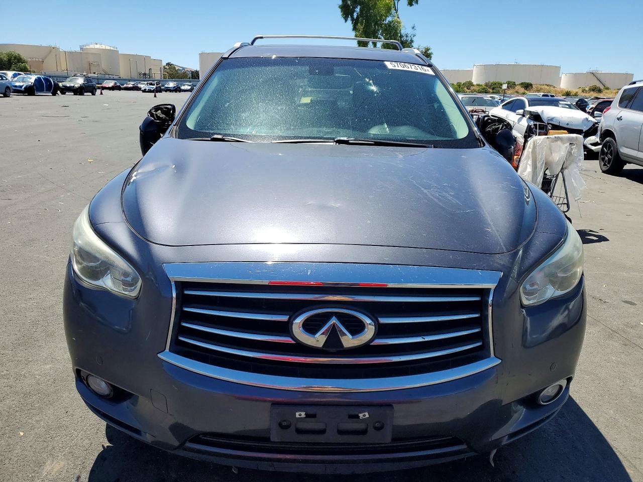 2013 Infiniti Jx35 Base Charcoal vin: 5N1AL0MM8DC325570
