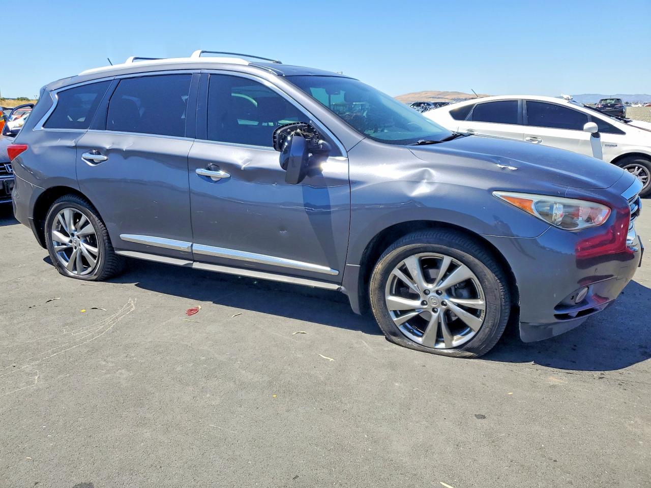 2013 Infiniti Jx35 Base Charcoal vin: 5N1AL0MM8DC325570