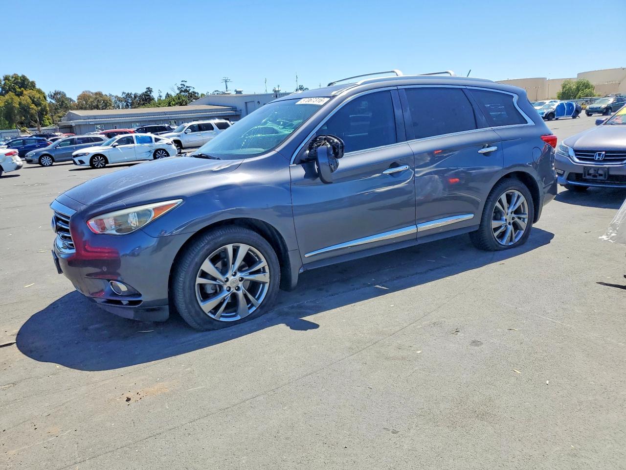 2013 Infiniti Jx35 Base Charcoal vin: 5N1AL0MM8DC325570