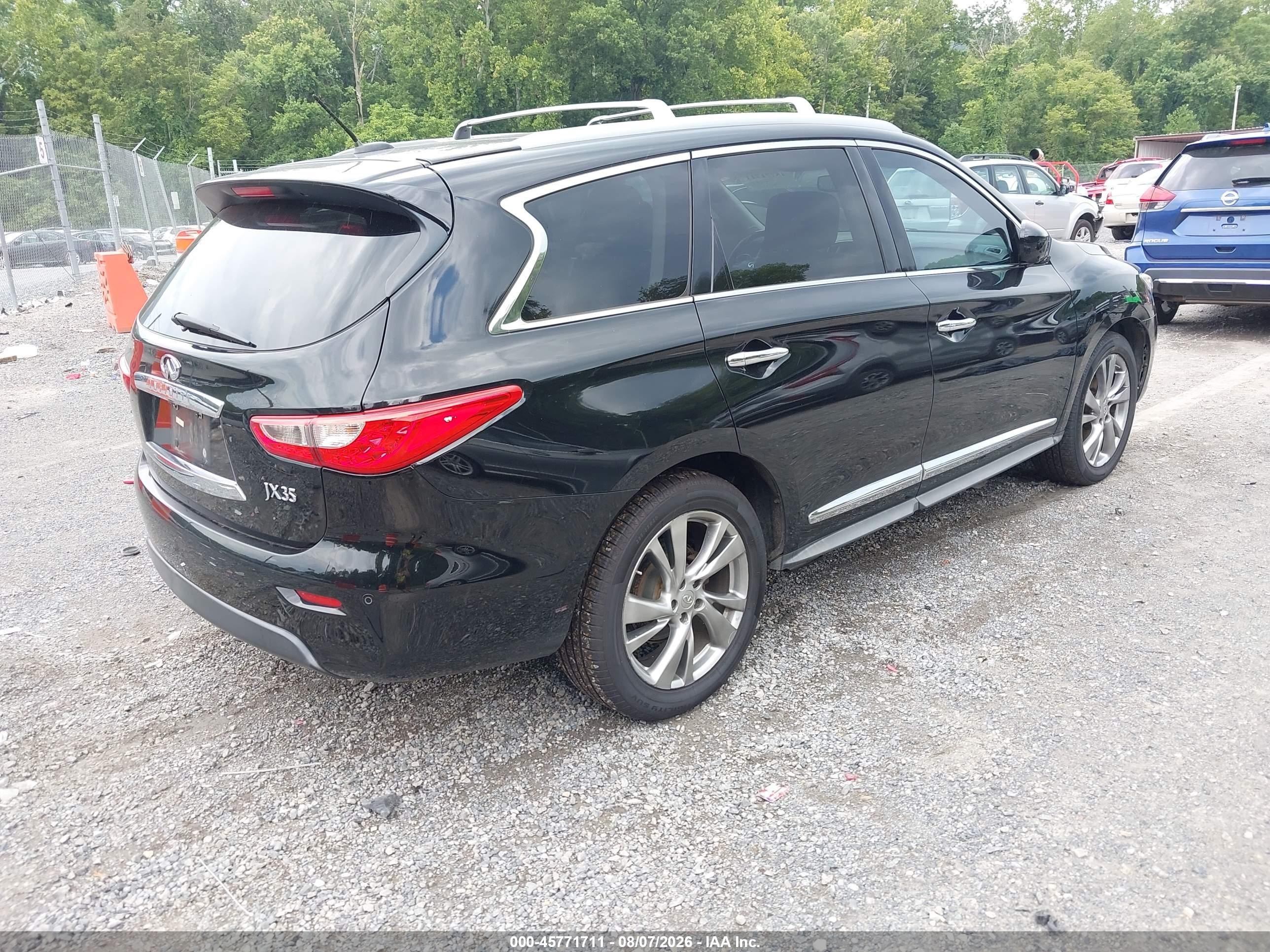2013 Infiniti Jx35 Black vin: 5N1AL0MM8DC326704