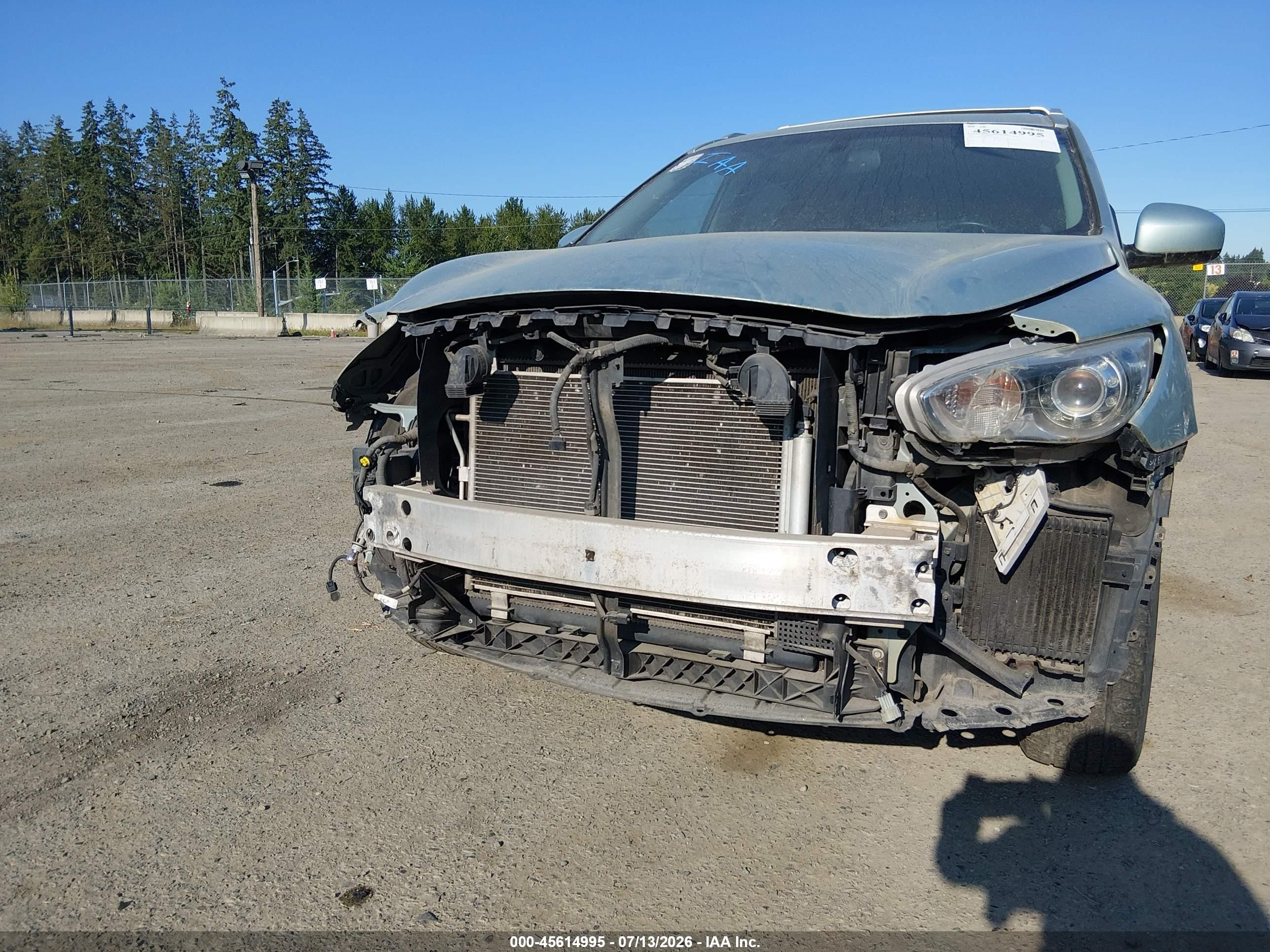 2013 Infiniti Jx35   Light Blue vin: 5N1AL0MM8DC339520
