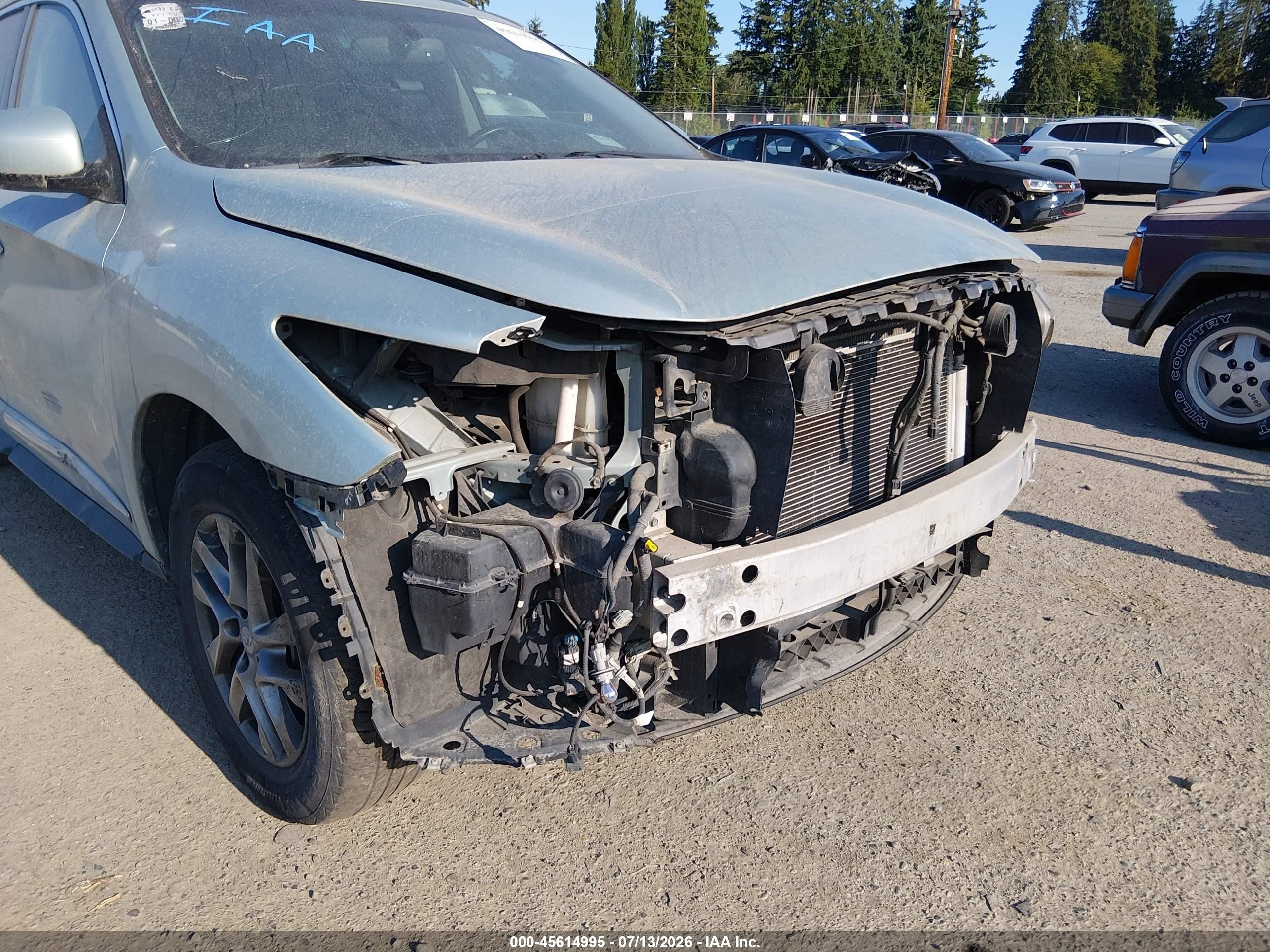 2013 Infiniti Jx35   Light Blue vin: 5N1AL0MM8DC339520