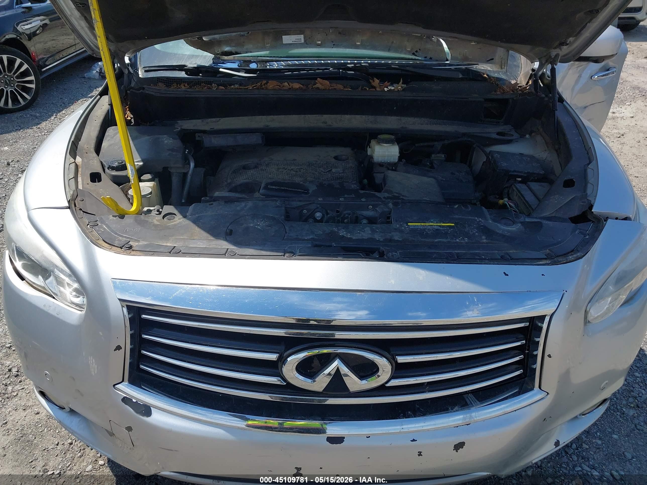 2014 Infiniti Qx60   Silver vin: 5N1AL0MM8EC506296