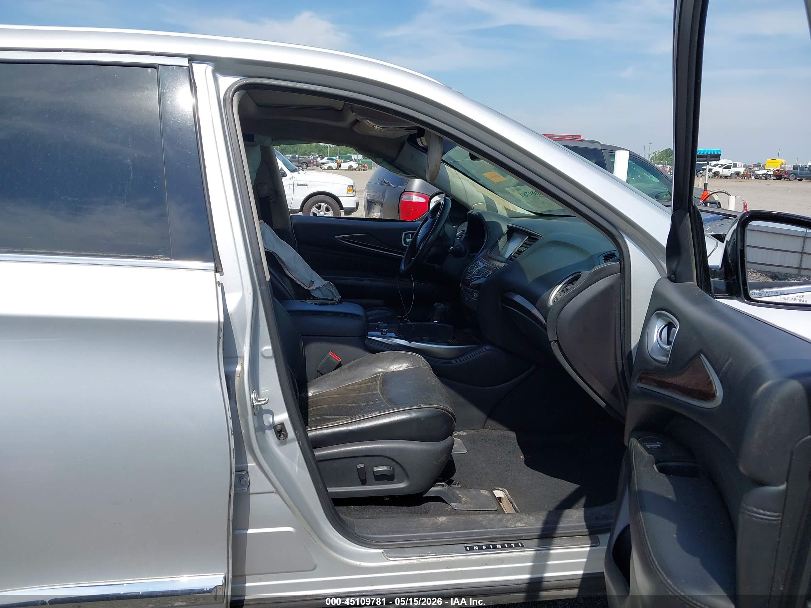 2014 Infiniti Qx60   Silver vin: 5N1AL0MM8EC506296