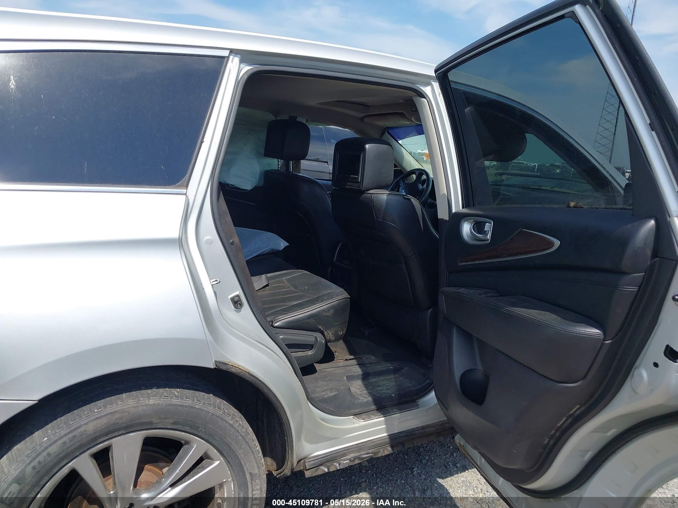 2014 Infiniti Qx60   Silver vin: 5N1AL0MM8EC506296