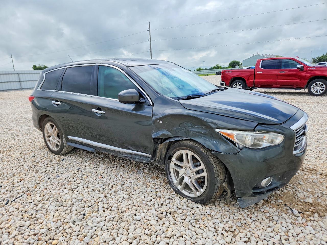 2014 Infiniti Qx60 Base Charcoal vin: 5N1AL0MM8EC507836