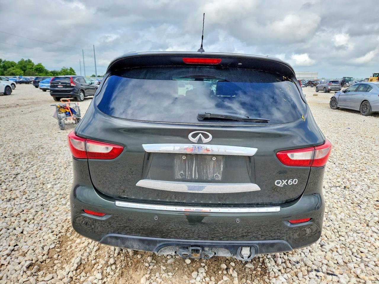 2014 Infiniti Qx60 Base Charcoal vin: 5N1AL0MM8EC507836