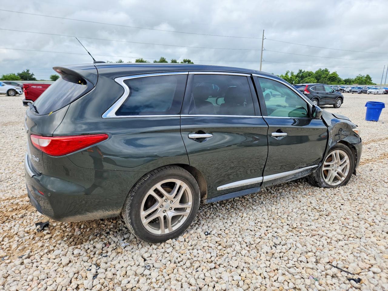 2014 Infiniti Qx60 Base Charcoal vin: 5N1AL0MM8EC507836