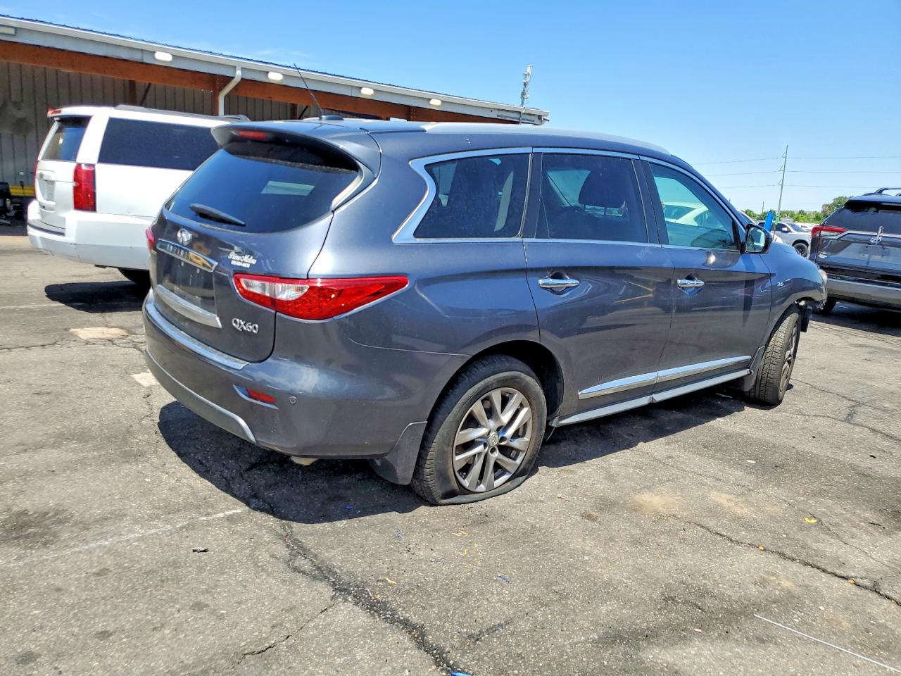 2014 Infiniti Qx60 Base Gray vin: 5N1AL0MM8EC507920
