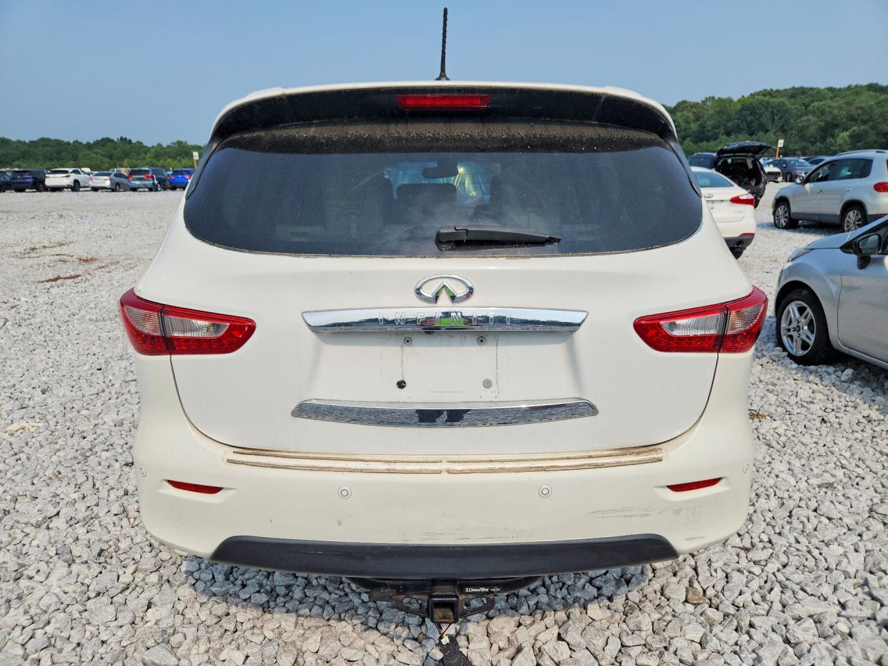 2014 Infiniti Qx60 Base White vin: 5N1AL0MM8EC512387