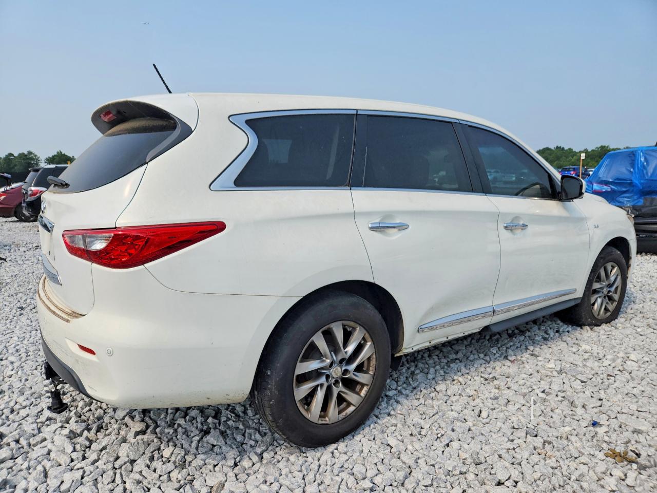 2014 Infiniti Qx60 Base White vin: 5N1AL0MM8EC512387