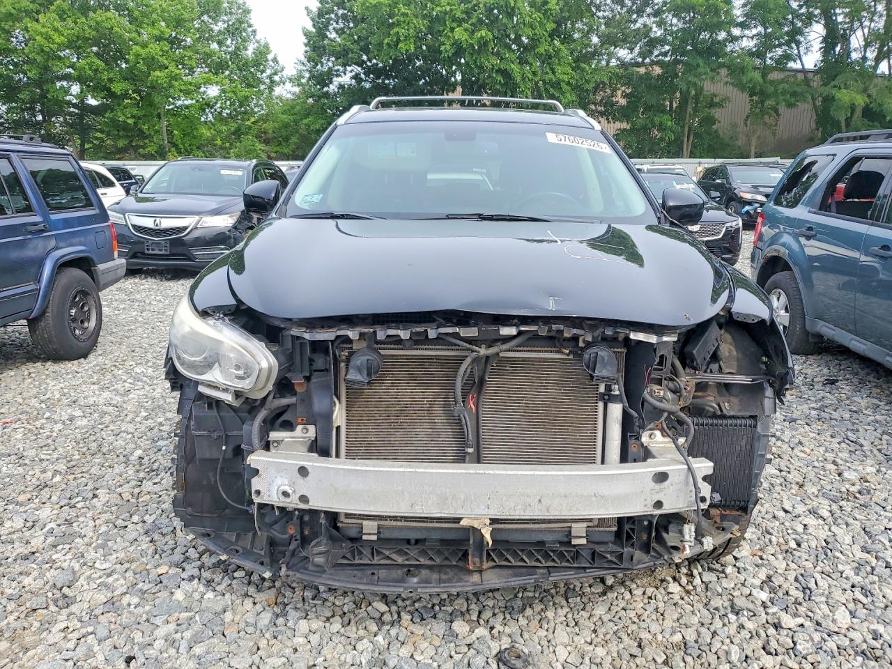 2014 Infiniti Qx60 Base Black vin: 5N1AL0MM8EC514625