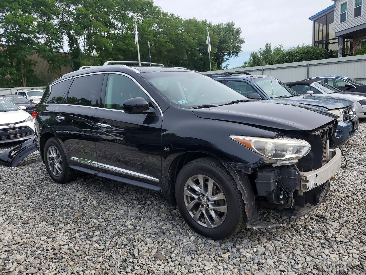 2014 Infiniti Qx60 Base Black vin: 5N1AL0MM8EC514625