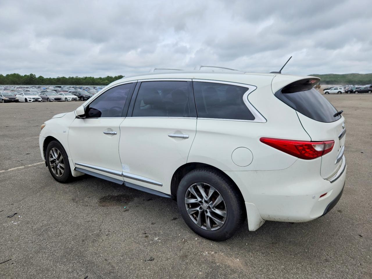 2014 Infiniti Qx60 Base White vin: 5N1AL0MM8EC525138