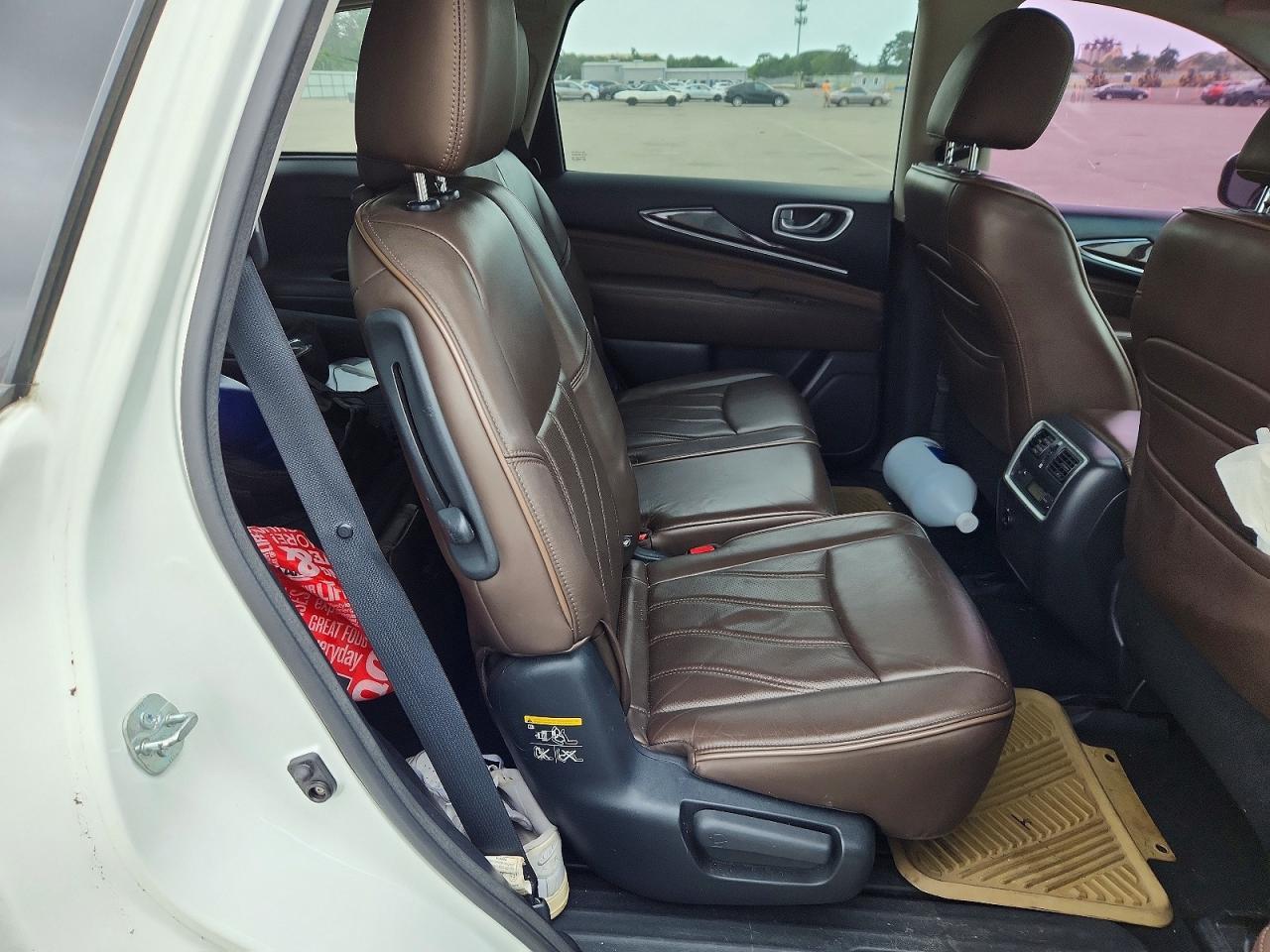 2014 Infiniti Qx60 Base White vin: 5N1AL0MM8EC525138