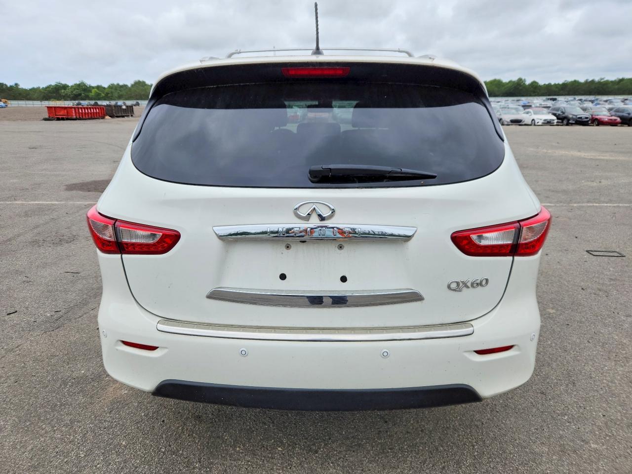 2014 Infiniti Qx60 Base White vin: 5N1AL0MM8EC525138
