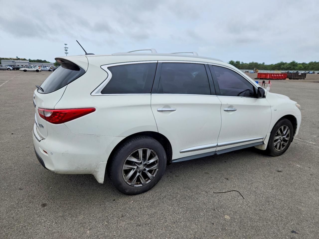 2014 Infiniti Qx60 Base White vin: 5N1AL0MM8EC525138