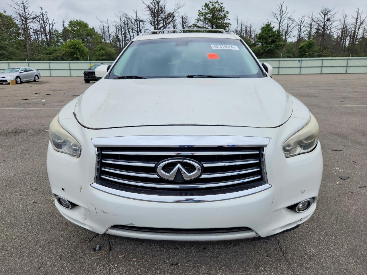 2014 Infiniti Qx60 Base White vin: 5N1AL0MM8EC525138