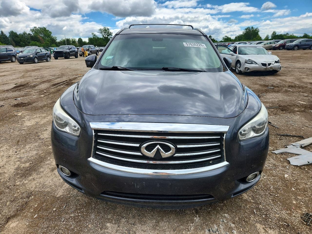 2014 Infiniti Qx60 Base Charcoal vin: 5N1AL0MM8EC525253