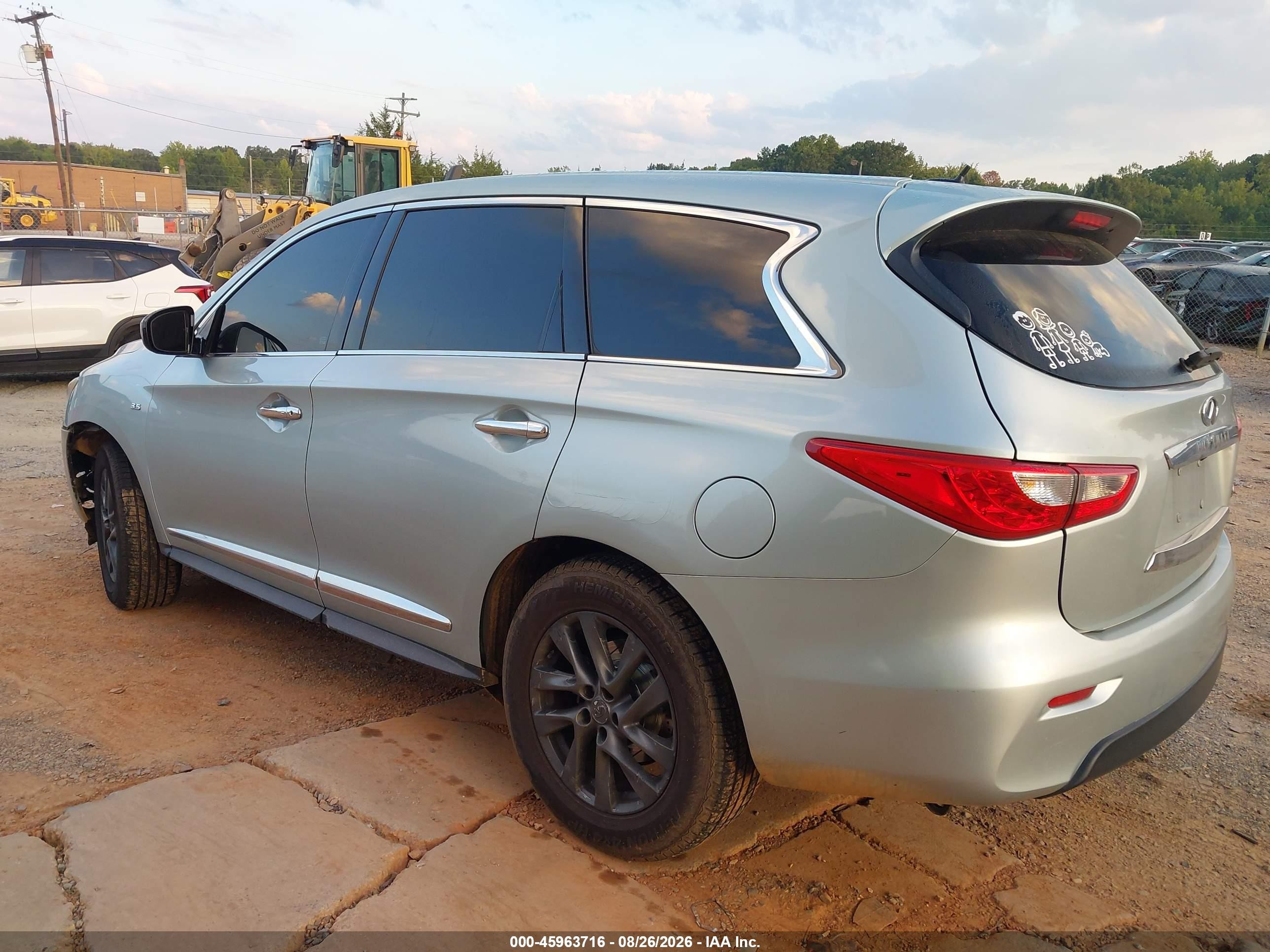 2014 Infiniti Qx60 Серебряный vin: 5N1AL0MM8EC527889