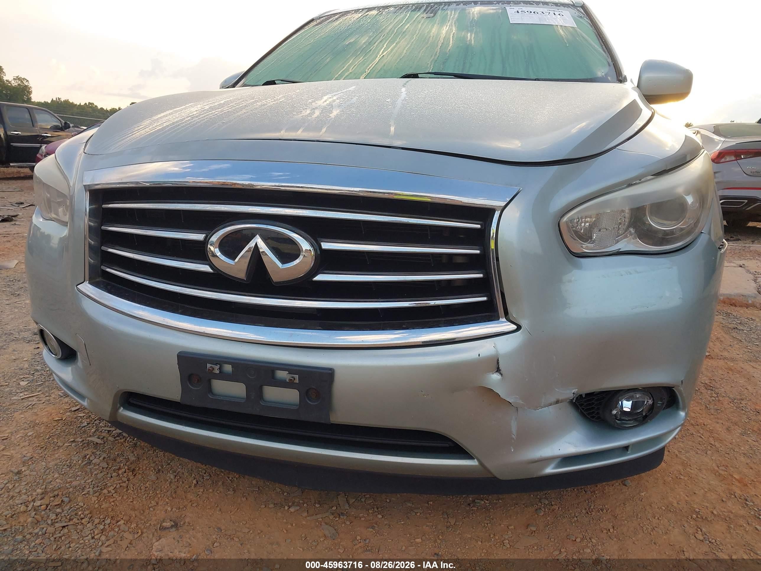2014 Infiniti Qx60 Серебряный vin: 5N1AL0MM8EC527889