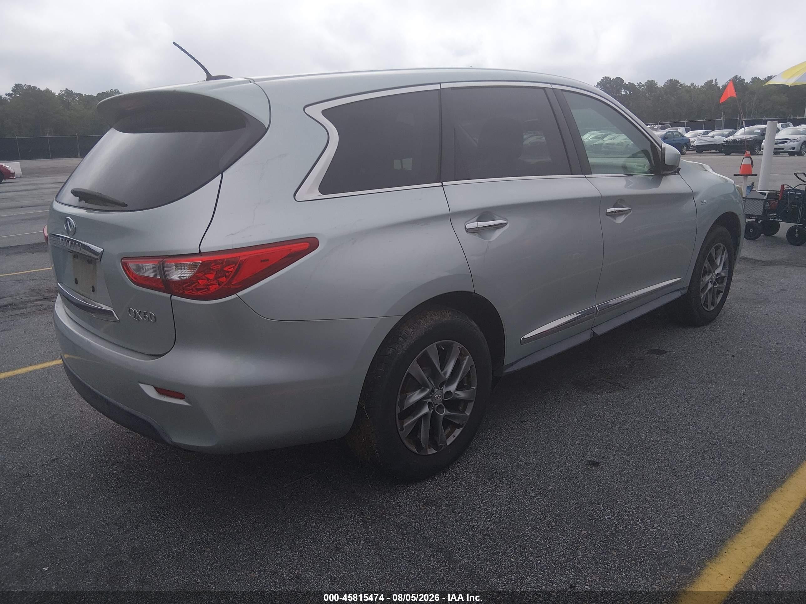 2014 Infiniti Qx60   Silver vin: 5N1AL0MM8EC528220