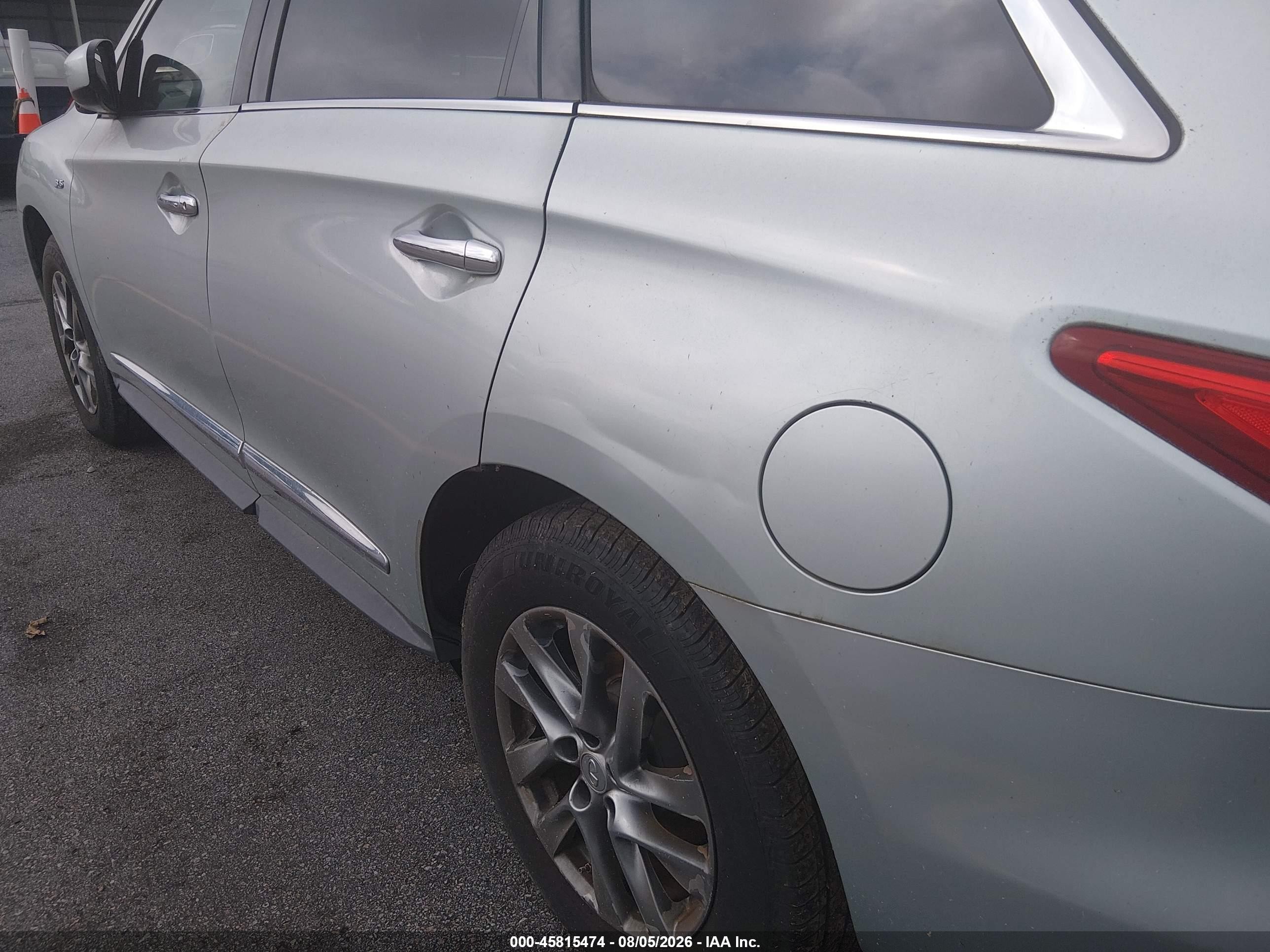 2014 Infiniti Qx60   Silver vin: 5N1AL0MM8EC528220