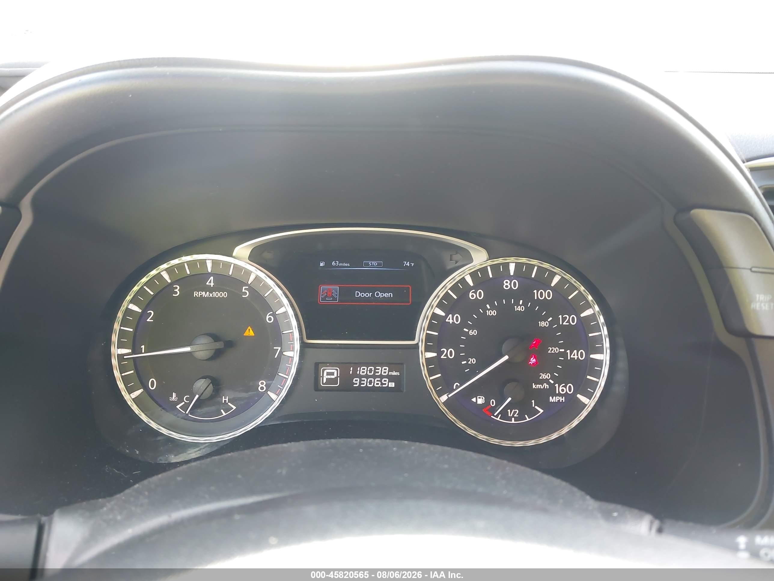 2014 Infiniti Qx60   Серый vin: 5N1AL0MM8EC531070
