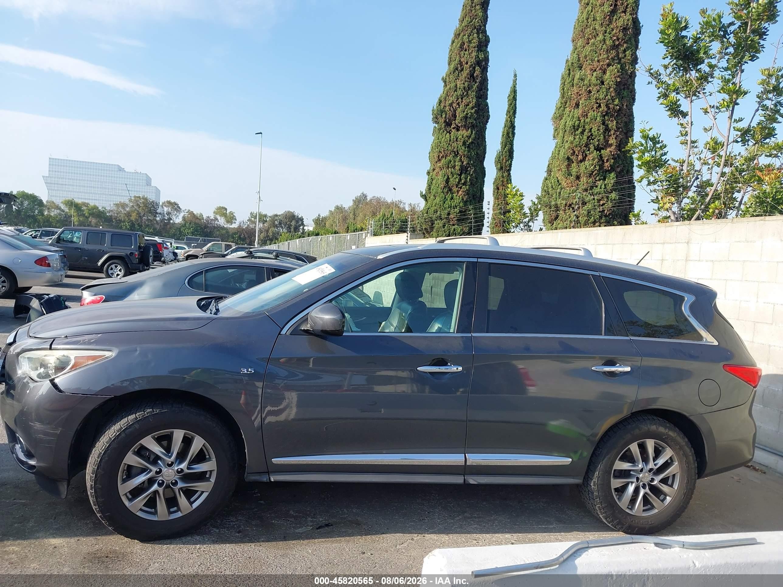2014 Infiniti Qx60   Серый vin: 5N1AL0MM8EC531070