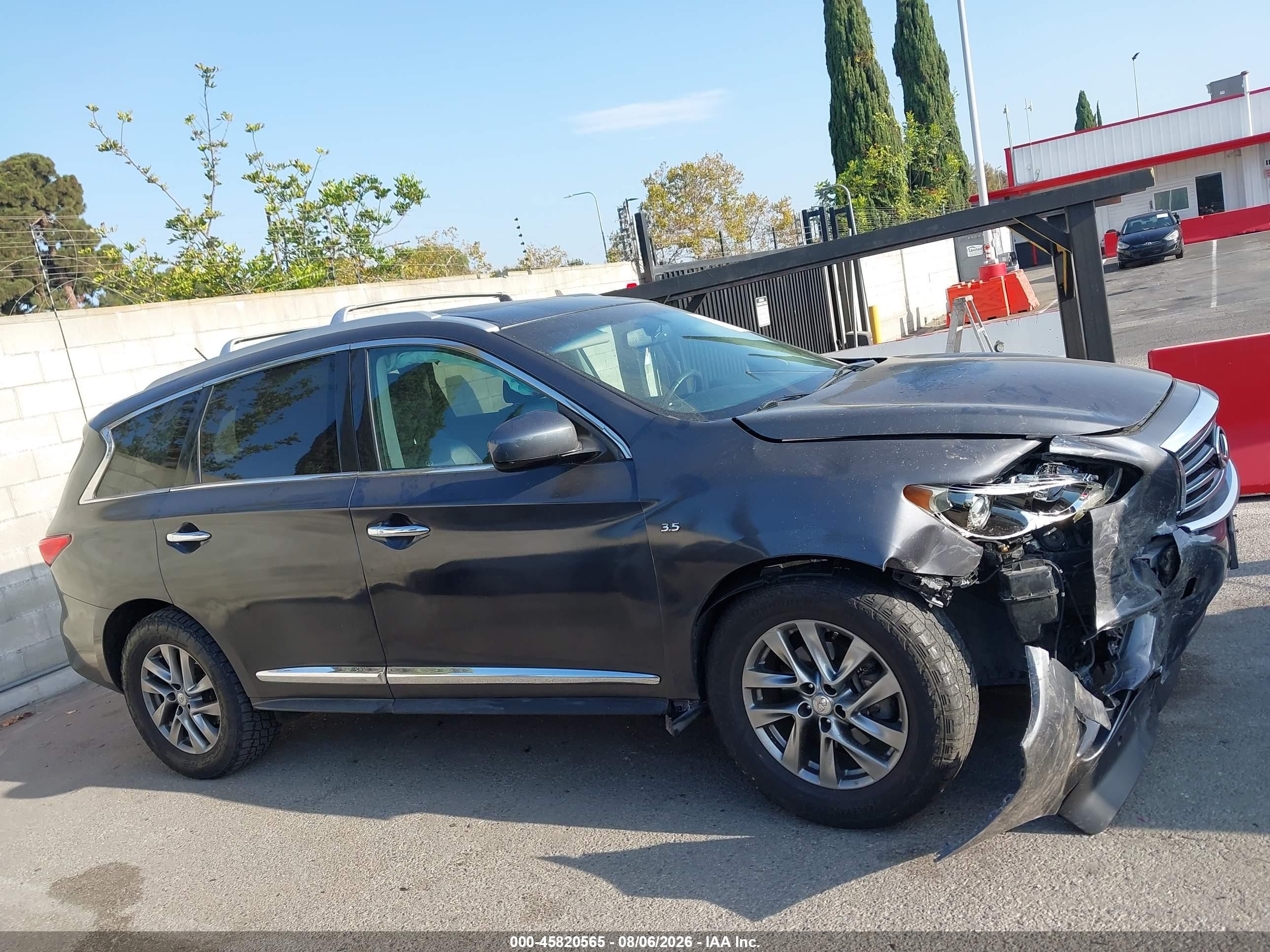 2014 Infiniti Qx60   Серый vin: 5N1AL0MM8EC531070
