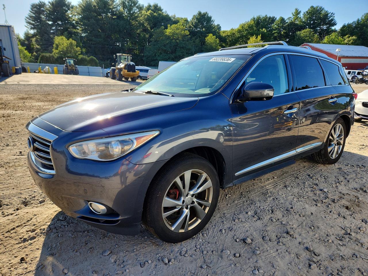 2014 Infiniti Qx60 Base Gray vin: 5N1AL0MM8EC531473