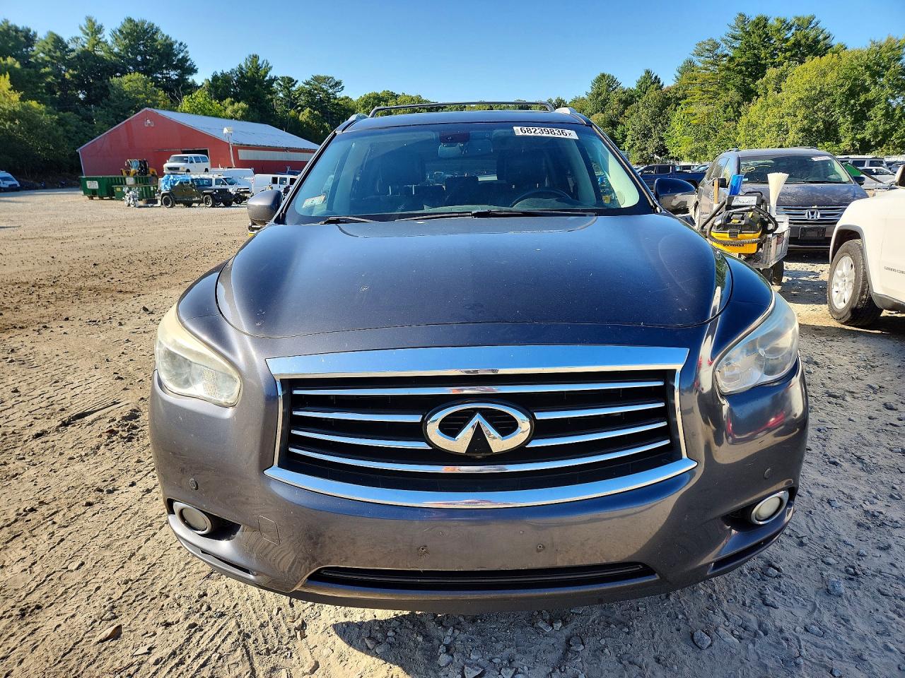 2014 Infiniti Qx60 Base Gray vin: 5N1AL0MM8EC531473