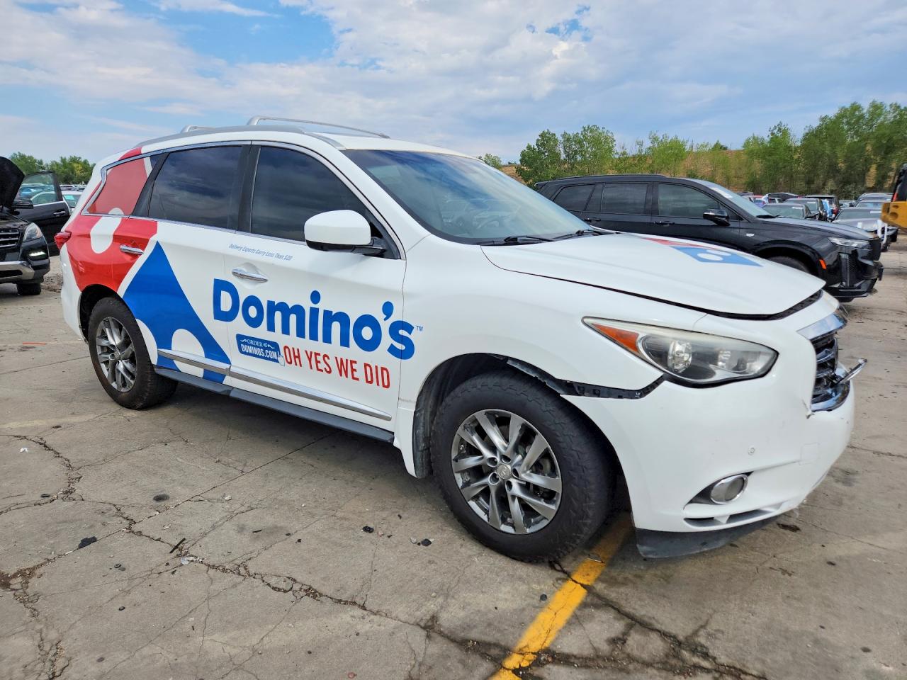2014 Infiniti Qx60 Base Белый vin: 5N1AL0MM8EC546040