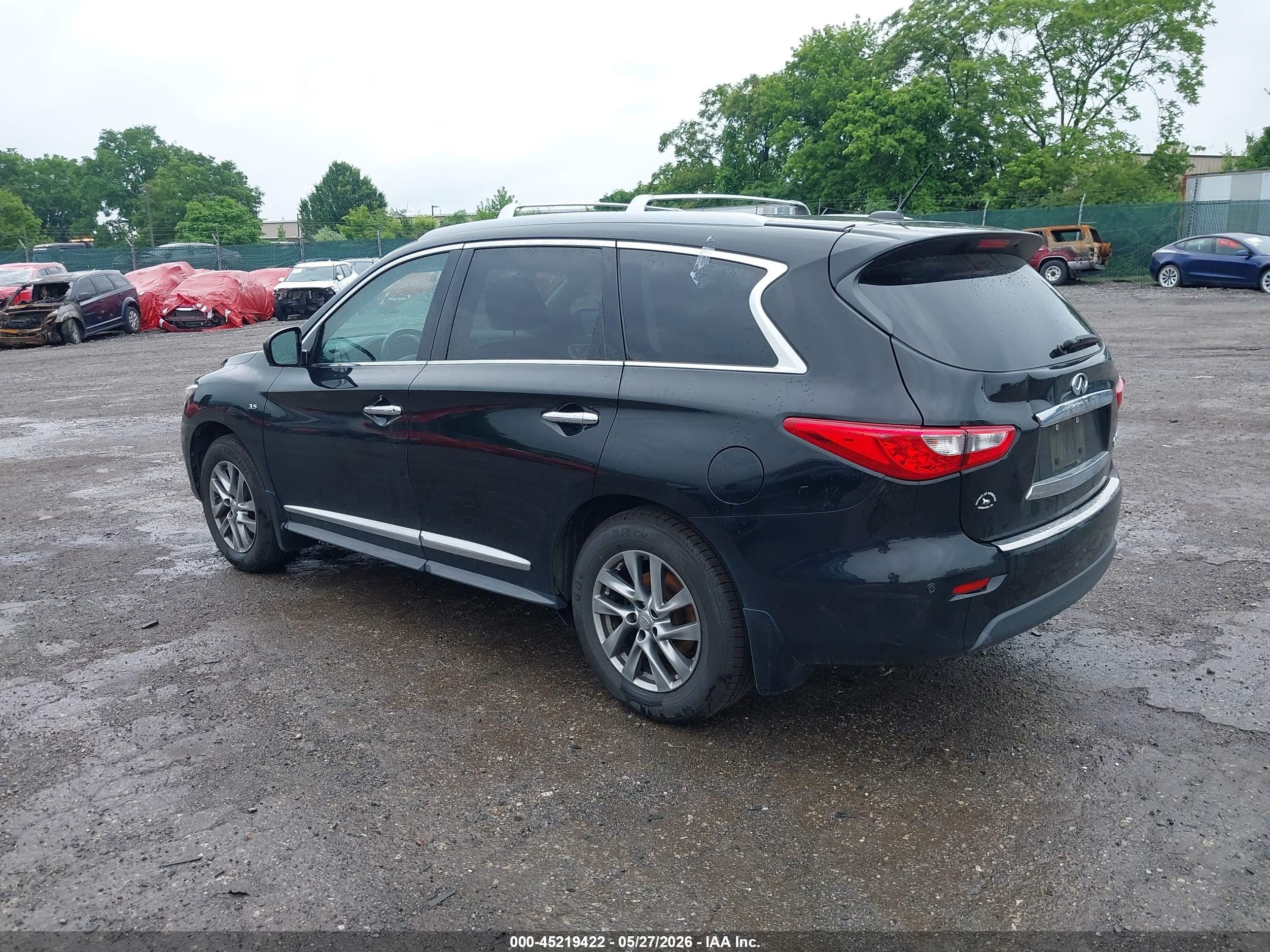 2014 Infiniti Qx60 Black vin: 5N1AL0MM8EC553876