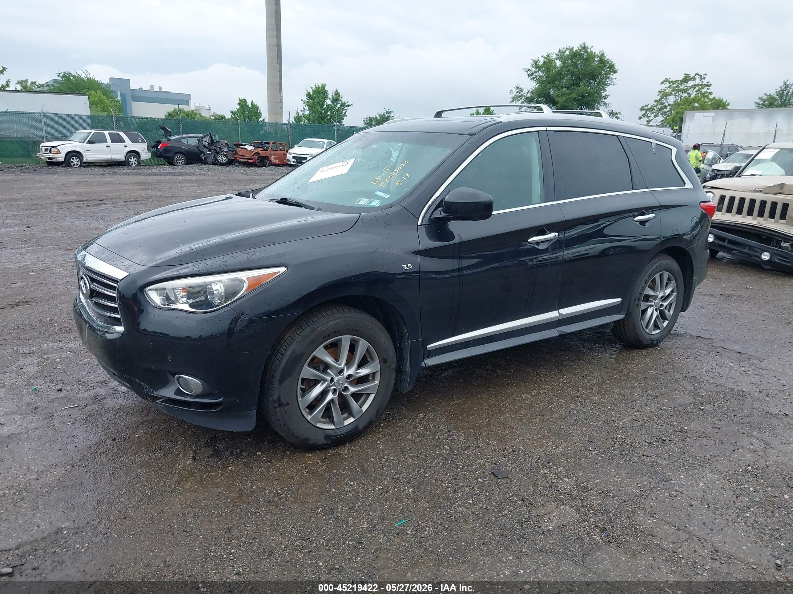 2014 Infiniti Qx60 Black vin: 5N1AL0MM8EC553876