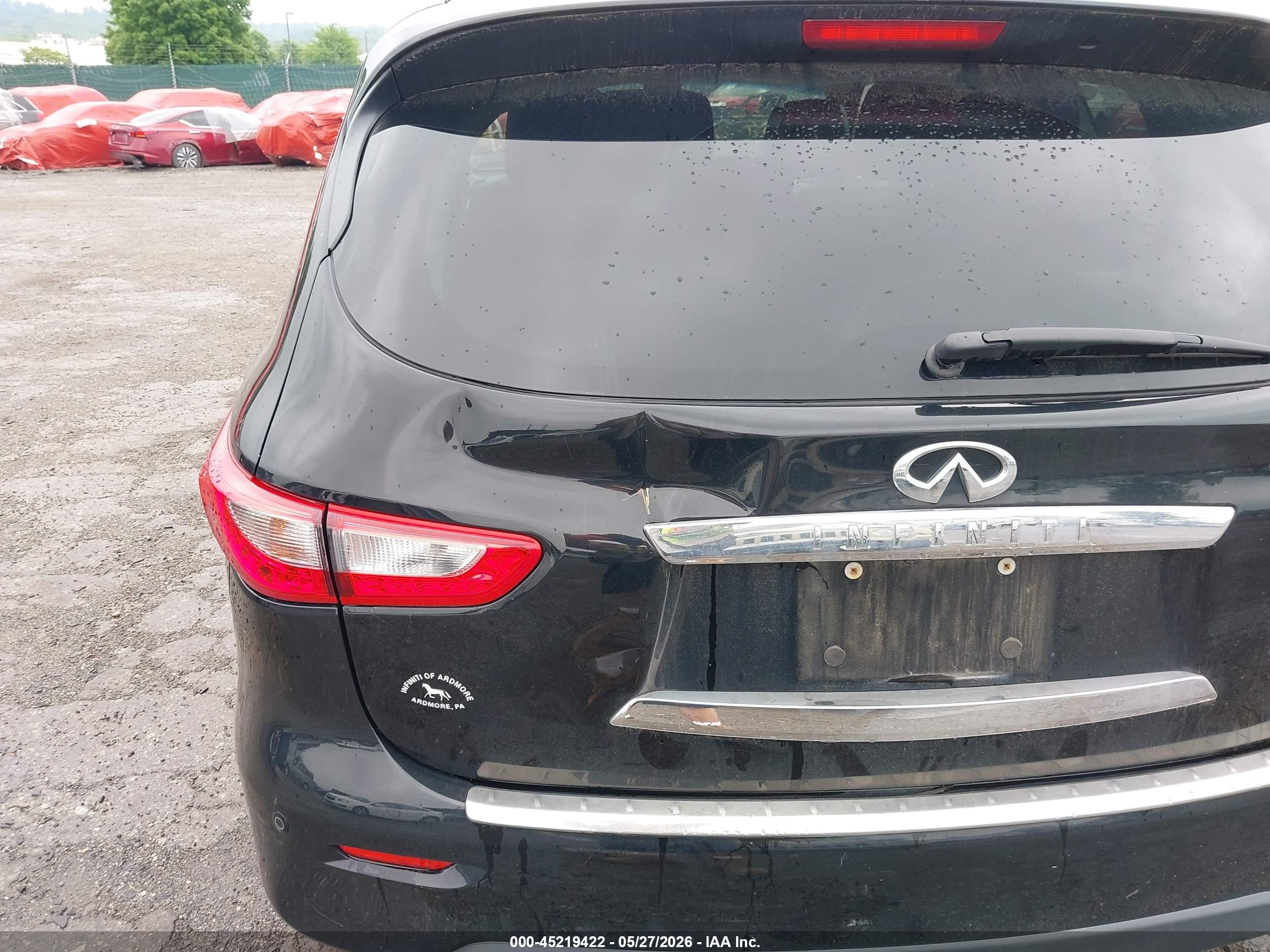 2014 Infiniti Qx60 Black vin: 5N1AL0MM8EC553876