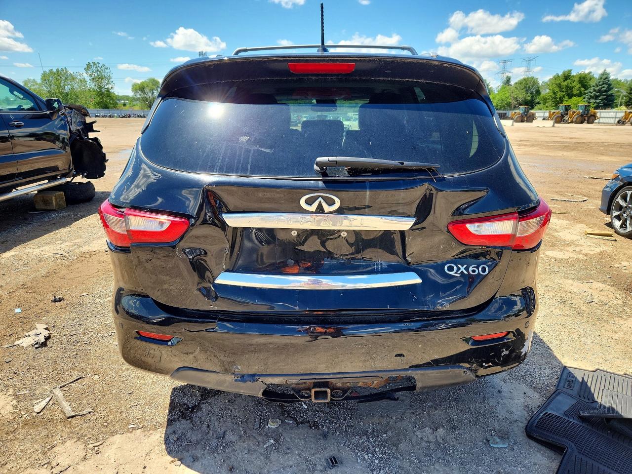 2014 Infiniti Qx60 Base Black vin: 5N1AL0MM8EC554705
