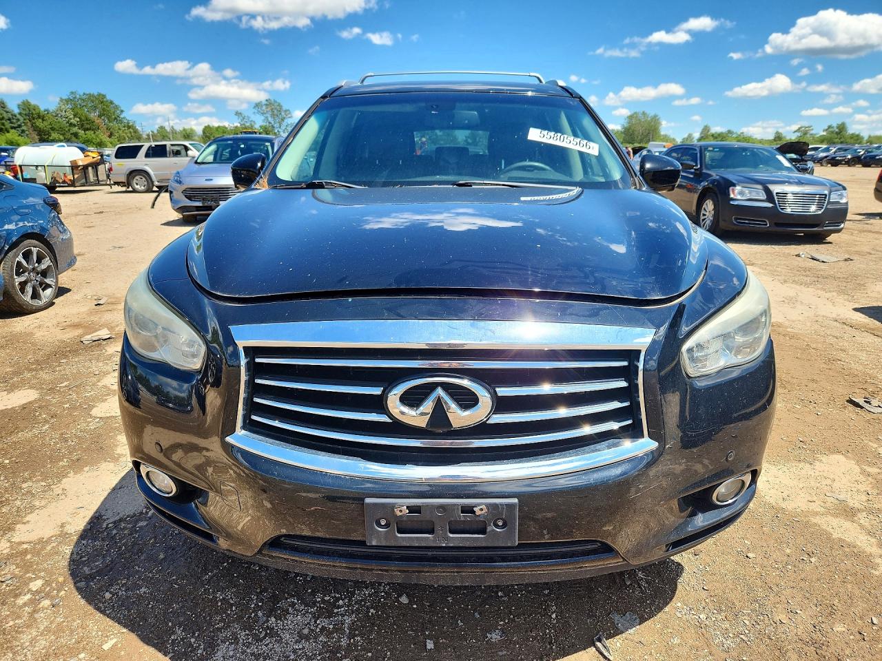 2014 Infiniti Qx60 Base Black vin: 5N1AL0MM8EC554705