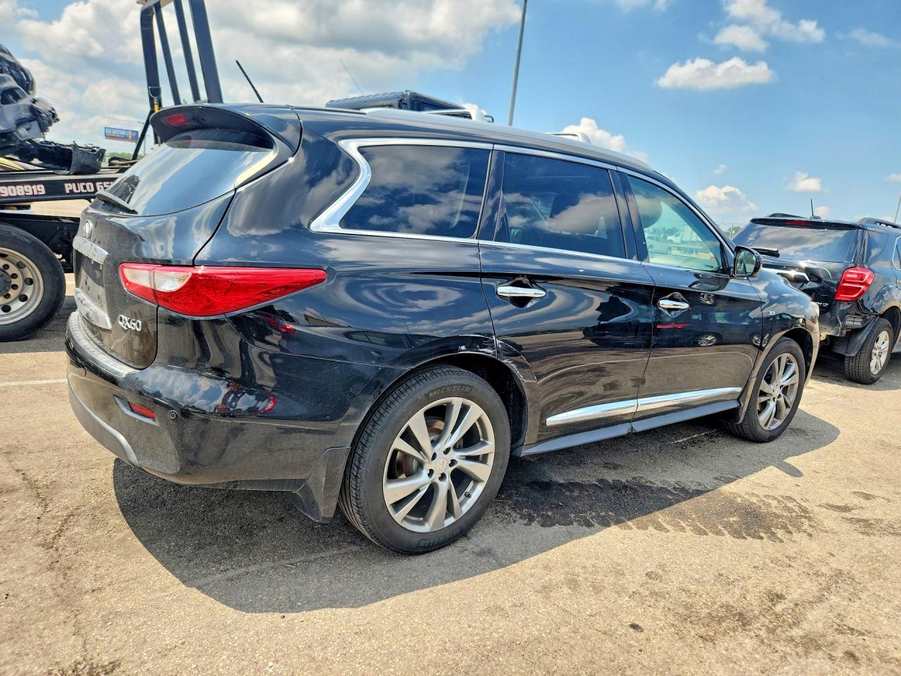 2015 Infiniti Qx60 Base Black vin: 5N1AL0MM8FC504534
